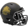 Helmets, Mini Helmets: Hall of Fame Mini Speed Football Helmet <B>SALUTE TO SERVICE 4 SALE</B>