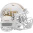 Georgia Tech Yellow Jackets NCAA Mini Speed Football Helmet <B>Flat White</b>