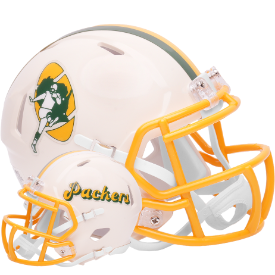 Green Bay Packers Speed Mini Football Helmet <B>RETRO</B>