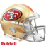 San Francisco 49ers Speed Football Helmet