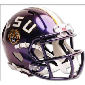 LSU Tigers SpeedFlex Football Helmet <B>Purple</B>