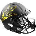 Helmets, Full Size Helmet: Arizona State Sun Devils Speed Replica Football Helmet <i>Satin Black</i>
