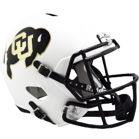 Colorado Buffaloes Speed Replica Football Helmet <i>Matte White</i>