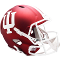 Helmets, Full Size Helmet: Indiana Hoosiers Speed Replica Football Helmet <i>Anodized Crimson</i>