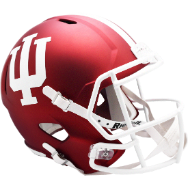 Indiana Hoosiers Speed Replica Football Helmet <i>Anodized Crimson</i>