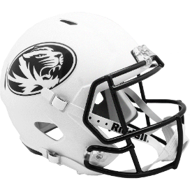 Missouri Tigers Speed Replica Football Helmet <i>Matte White</i>
