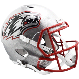New Mexico Lobos Speed Replica Football Helmet <i>Silver</i>