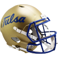 Helmets, Full Size Helmet: Tulsa Golden Hurricane Speed Replica Football Helmet <i>Script</i>