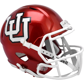 Utah Utes Speed Replica Football Helmet <i>RED UU</i>