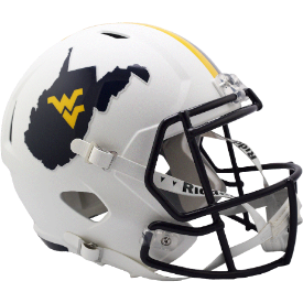West Virginia Mountaineers Speed Replica Football Helmet <i>Backyard Brawl</i>