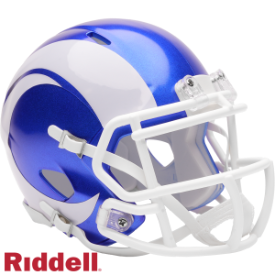 Los Angeles Rams NFL Mini Speed Football Helmet <i>2026 Alternate On-Field</i>