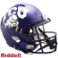 TCU Horned Frogs Speed Replica Football Helmet <B>Satin Purple</B>
