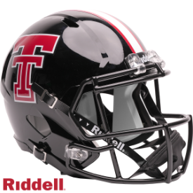 Texas Tech Red Raiders Speed Replica Football Helmet <i>2026 Black</i>