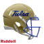 Tulsa Golden Hurricane Speed Replica Football Helmet <i>Script</i>