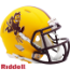 Arizona State Sun Devils NCAA Mini Speed Football Helmet <i>Flat Yellow Sparky</i>