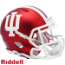 Indiana Hoosiers NCAA Mini Speed Football Helmet <i>Anodized Crimson</i>