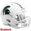 Michigan State Spartans NCAA Mini Speed Football Helmet <i>Matte White</i>