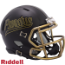 Purdue Boilermakers NCAA Mini Chrome Speed Football Helmet <B>Script</B>