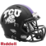 TCU Horned Frogs NCAA Mini Speed Football Helmet <i>Matte Black</i>