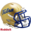 Tulsa Golden Hurricane NCAA Mini Speed Football Helmet <i>Script</i>